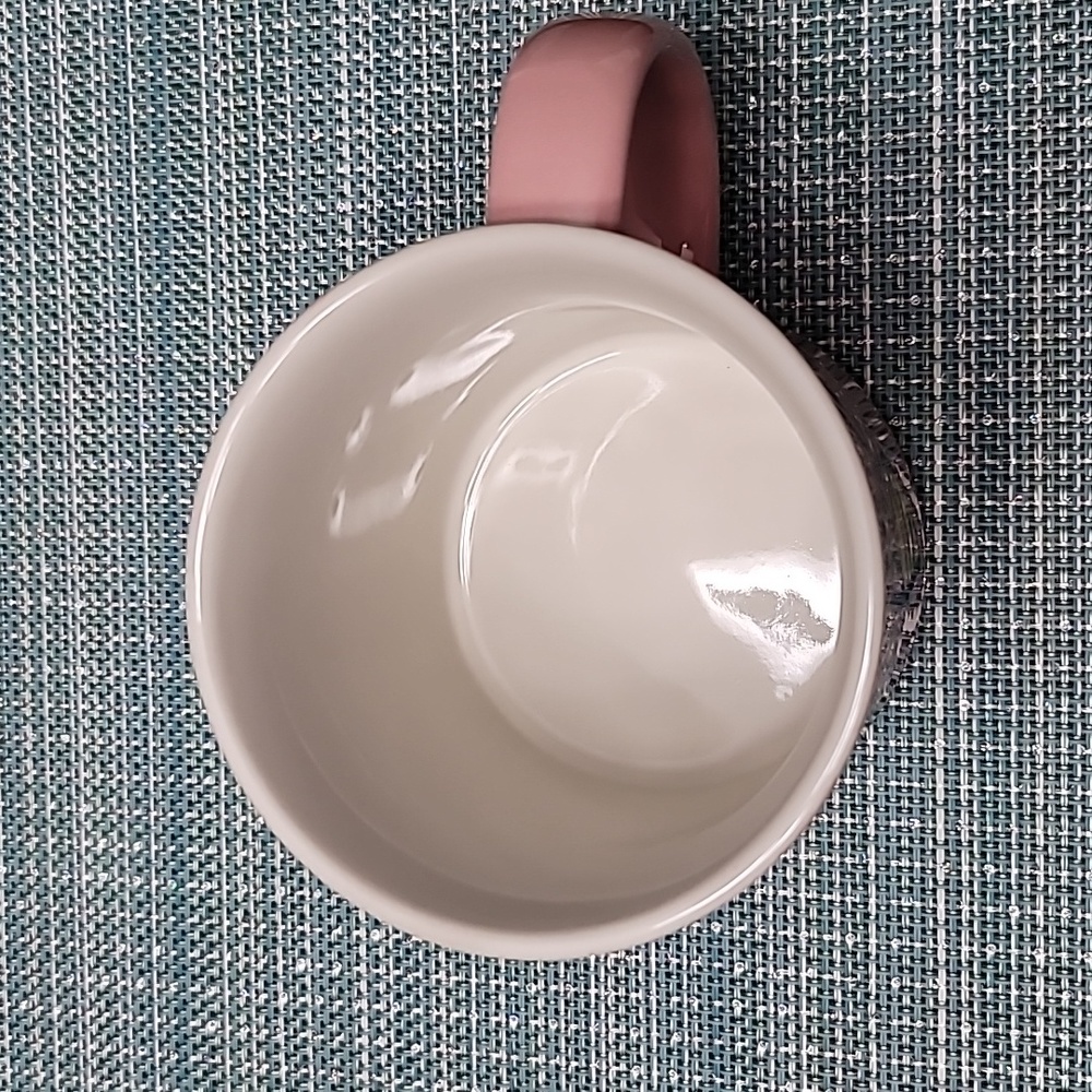 Mug, Pink with Bee, 16oz - Picture 2 of 4
